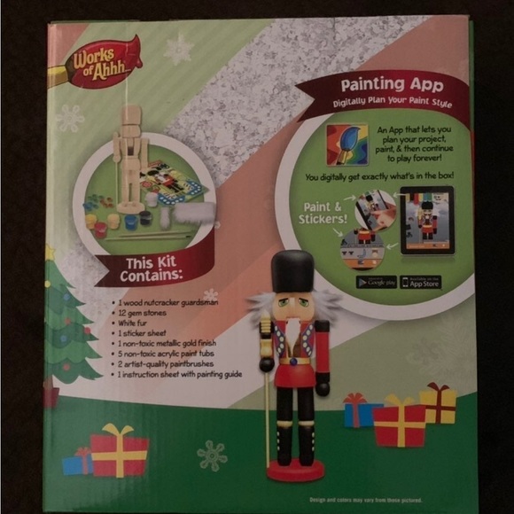 Christmas Craft - Paint Your Nutcracker - Picture 2 of 2